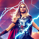 Natalie Portman as the Mighty Thor.